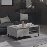 VidaXL Masă de cafea, gri beton, 90x60x35 cm, lemn prelucrat