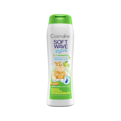 Cosmaline Soft Wave Kids, sampon cu ingrediente naturale pentru copii, aroma de mar verde, 400ml foto