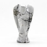 Statueta cristale - Inger Sculptat - Howlit Alb - Eliberare stres