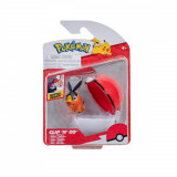 Pokemon - Set 2 figurine Clip n Go, (Tepig &amp; Poke Ball) S13