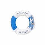 Colac decorativ pentru vapor Welcome, diametru 40cm, albastru / ZTS 8042