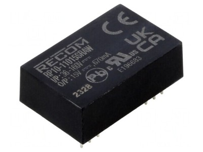 Convertor DC/DC 10W 36-160V la 15V 670mA foto