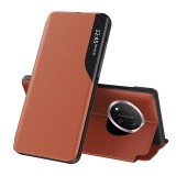 Husa Honor Magic7 Lite Eco Leather View flip tip carte, portocaliu