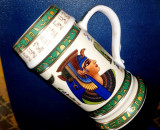 C943-Halba portelan Cleopatra marca Limoges Franta Egipt stare foarte buna.