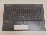 Carcasa superioara cu tastatura Laptop, HP, Omen 15-EK, TPN-Q236, iluminata, RGB, M44656-001, M44656-271, layout US