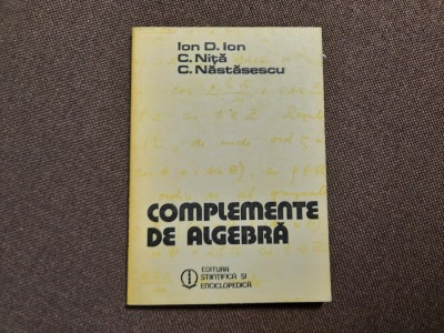 Complemente de Algebra ION D.ION RF22/4 foto
