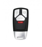 Set 2 bucati - Carcasa cheie Smart Key Topautochei&amp;#174; compatibila cu Audi TT A4 A5 Q7 2016 2017 2018, 3+1 butoane