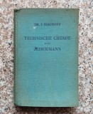 Technische Chemie Fur Jedermann, Dr. J. Bischoff, 1927, A. Ziemsen Verlag, Romana, Carte Veche, Bibliofilie