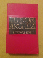 Versuri - Tudor Arghezi (Editura Pentru Literatura, anul 1966) - coperta noua foto