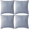 Set 4 Perne Decorative Exterior Bleumarin 45x45 cm, Impermeabile, Model Dungi - vidaXL