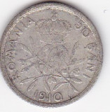 Romania 50 bani 1910, Argint