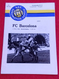 Program meci fotbal LOKOMOTIVE LEIPZIG-FC BARCELONA (03.03.1982)