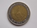 10 BAHT THAILANDA-new portret King Rama IX