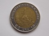 10 BAHT THAILANDA-new portret King Rama IX