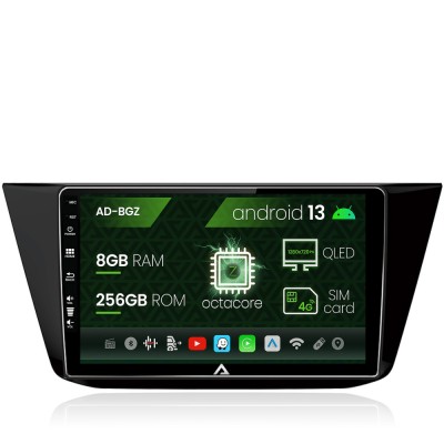 Navigatie Volkswagen Tiguan (2016+), Android 13, Z-Octacore 8GB RAM + 256GB ROM, 10.1 Inch - AD-BGZ10008+AD-BGRKIT036 foto