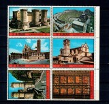 Ajman 1972 - Clădiri vechi din Italia, arhitectura, serie neuzata