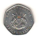 SV * Uganda 10 CENTI / TEN CENTS 1987 AUNC+ / UNC