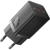 INCARCATOR retea Baseus GaN5, Quick Charge 40W, 2 x USB Type-C, negru &quot;P10110804117-Z1&quot; (timbru verde 0.18 lei) - 6932172646264