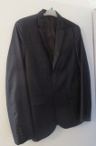 Sacou Barbati H&amp;M Slim Fit Bleumarin, Marime Aproximativa S/M, 1.75m, 60kg