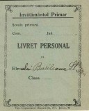A4607N General Ștefan Burileanu, livret personal al fiului său, semnat olograf de general, &Icirc;nvățăm&acirc;ntul Primar, anii 1930