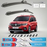 Cumpara ieftin Ștergătoare Renault Kangoo III (2021&ndash;2024) TeamCar&reg; &ndash; Set față