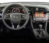 Folie Protectie Display Navigatie, Duragon, Honda Civic Hatchback 2019-2021, silicon Transparent, Anti-zgarieturi, Kit instalare