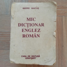 Mic dictionar Englez - Roman - Andrei Bantas