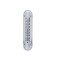 Termometru aluminiu TM-180 Borderer, 380x88x35 mm
