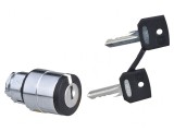 Comutator Rotativ cu Cheie 22mm Negru 2 Poziții