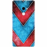 Husa silicon pentru Xiaomi Mi Mix 2, Blue And Red Abstract