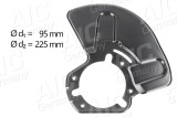 AIC 55973 Calitatea originală AIC protectie stropire,disc frana