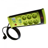 Prelungitor cu Protectie 6 Prize si USB, Cablu 5m, 3x1mm Vipex MNR3745