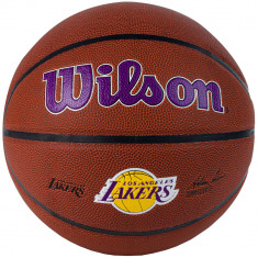 Mingi de baschet Wilson Team Alliance Los Angeles Lakers Ball WTB3100XBLAL maro