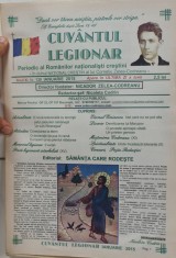 CUVANTUL LEGIONAR IANUARIE 2015 MISCAREA LEGIONARA NICADOR ZELEA CODREANU 16 PAG foto