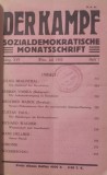 Der Kampf, Sozialdemokratische Monatsschrift, 13 numere, 1923-1935, Șerban Voinea, Otto Bauer, Karl Kautsky, Max Adler, Viena-Praga, 240