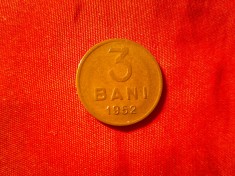 Moneda 3 bani 1952 RPR cal. AUNC