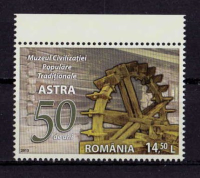 ✅ RO 2013 LP 2001 ,&amp;quot;Muzeul Civilizatiei ASTRA-50 ani&amp;quot;, serie ,MNH foto