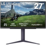 Monitor LED LG Gaming UltraGear 27GS85Q-B 27 inch QHD IPS 1 ms 200 Hz HDR FreeSync &amp;amp; G-Sync Compatible