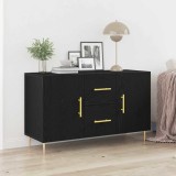 VidaXL Dulap, stejar negru, 100x36x60 cm, lemn prelucrat