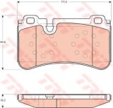 Set placute frana,frana disc MERCEDES C-CLASS Cupe (C204) (2011 - 2016) TRW GDB1711