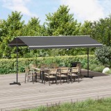 vidaXL Marchiză liberă Gri 5 x 3 m Poliester 42033633