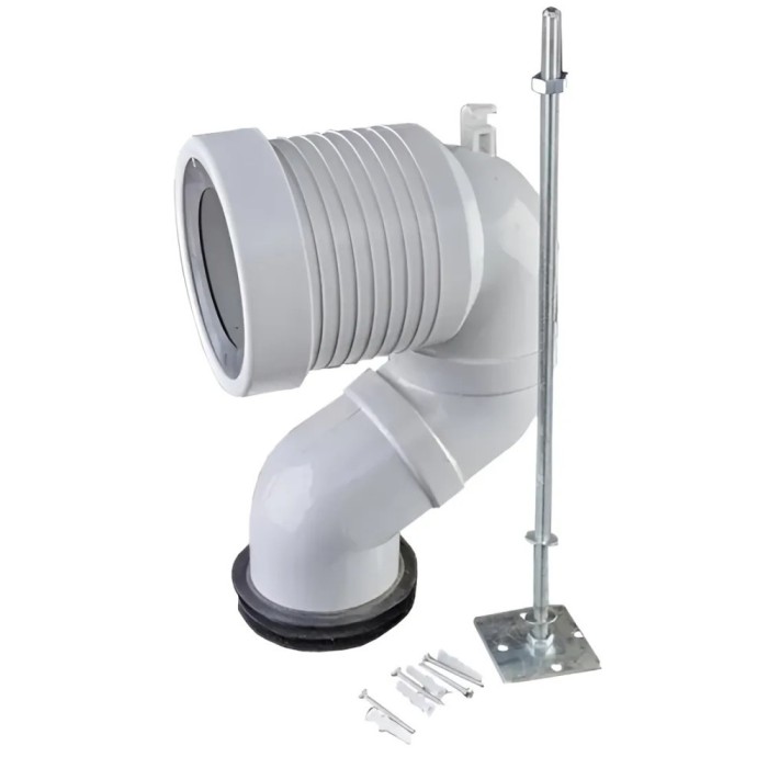 Conector S pentru toalete de podea și monobloc