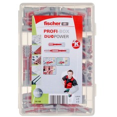 Diblu nylon universal DUOPOWER, fischer, PROFI BOX short/long 150 de buc