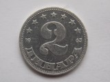 2 DINARA1963 IUGOSLAVIA