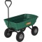 Carucior basculabil de curte, gradina, volum cuva 75l, cadru metalic si cuva din material rezistent, sarcina maxima 200 kg