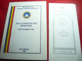 Curtea Constitutionala - Ziua Constitutiei Romaniei 1998 ,39pag+ program