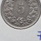 ELVETIA 5 RAPPEN 1962 VF