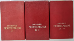 Ordinul Meritul Militar RSR Clasa I, II, III foto