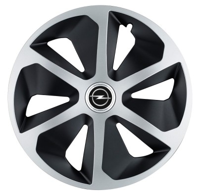 Set 4 capace roti Roco Gri-Negru R17 pentru gama auto Opel foto