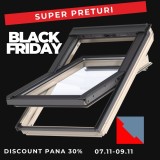 BLACK FRIDAY Velux GLL 1061 maner sus 78x118 MK06+Rama EDW2000